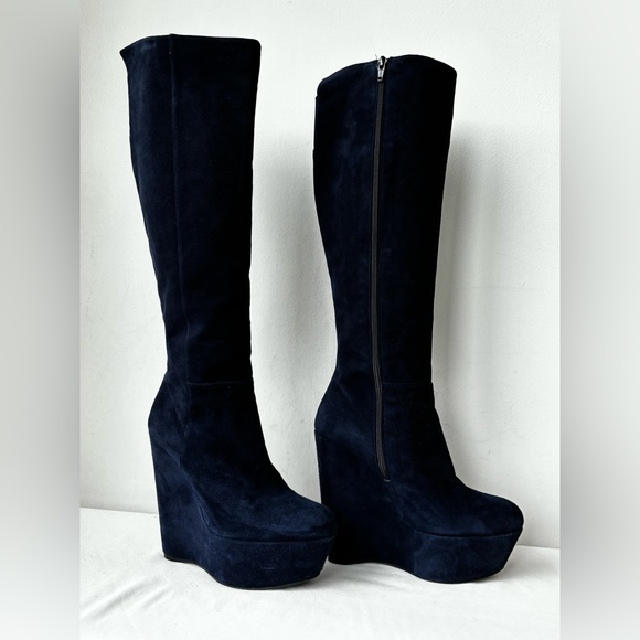 Sale 🔥 Authentic Stuart Weitzman Knee High Leather Suede Boots - Picture 4 of 6